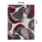 World Rug Gallery Modern Geometric Circular Harmony Non Shedding Soft Area Rug 7' 10 x 10' Red 393RED8x10 - alternate 4